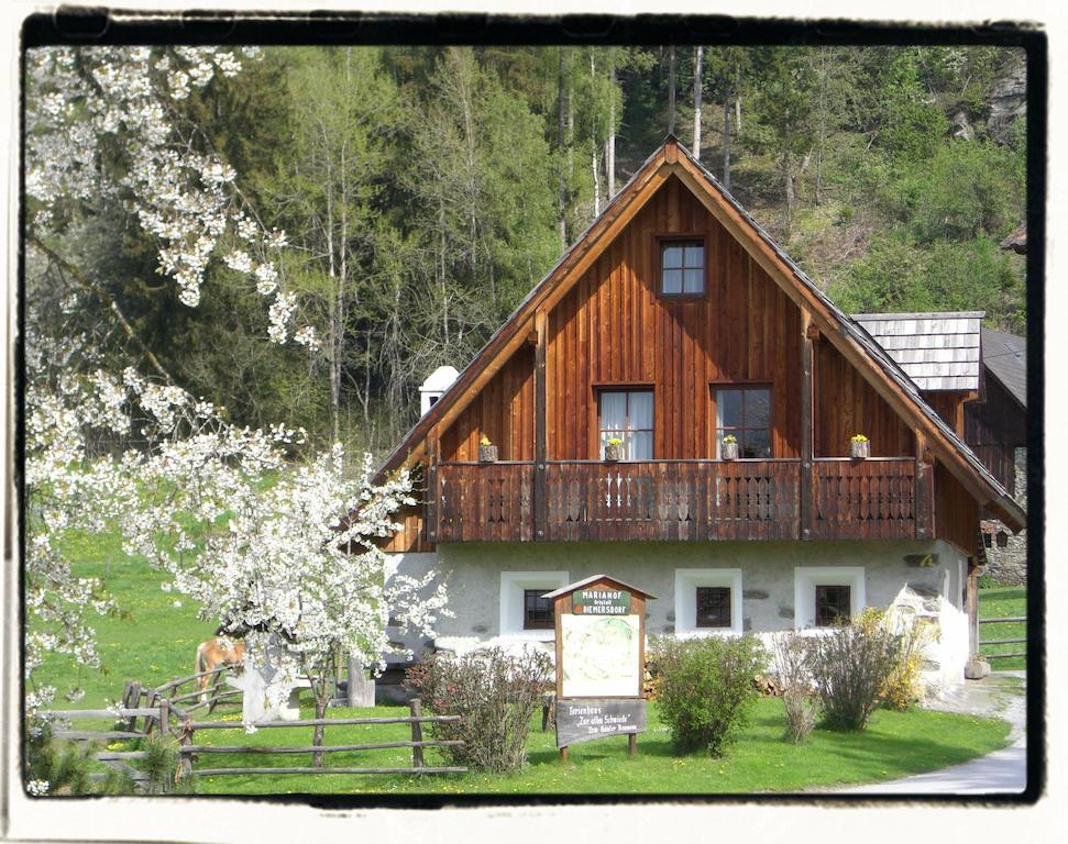 Ferienhaus Zur alten Schmiede Mariahof Exterior foto